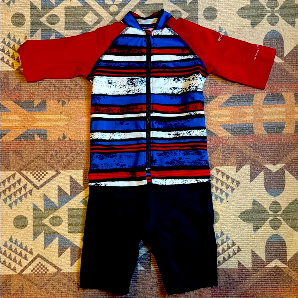 Columbia Sportswear Omni-Shade kids size 4T one-piece swimsuit. Excellent shape!